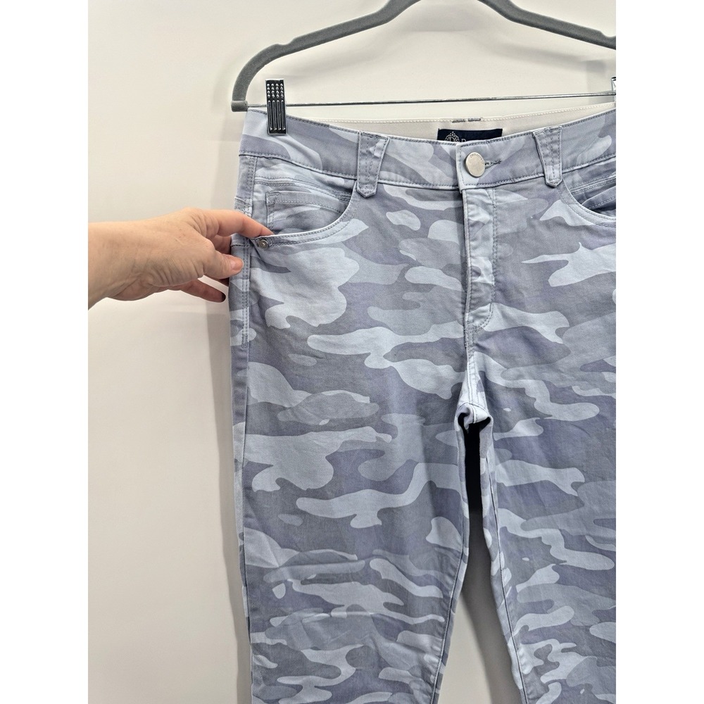 Democracy Ab Solution Technology Jeans Blue Camo 12 Denim Stretch Slimming